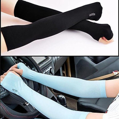 Ống Tay Chống Nắng Xỏ Ngón, Găng Tay Chống Nắng Hàn Quốc Chống Tia UV Dành Cho Nam Và Nữ Let