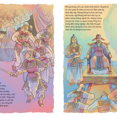 Lịch Sử Việt Nam Bằng Tranh - Mai Đế-Phùng Vương - Bản Màu - Bìa Cứng