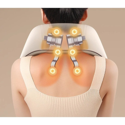 Máy massage cổ vai gáy chuyên sâu,máy massage cổ mô phỏng kỹ thuật massage số 8 giúp giảm đau nhức mỏi, trị liệu,xoa bóp