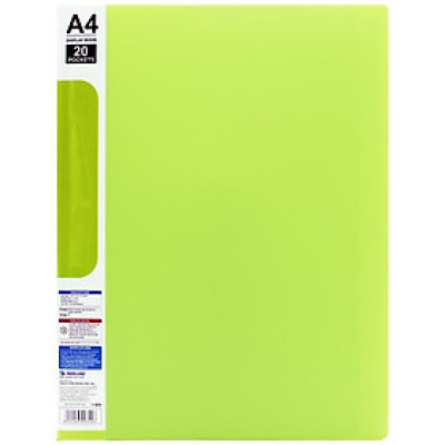 Bìa A4 20 Lá - Flexoffice FO-DB007 - Màu Xanh Lá