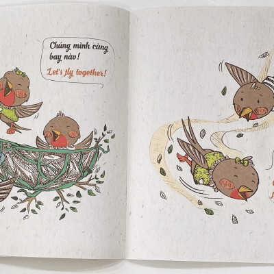 Rèn Luyện Thói Quen Tốt 2-6 Tuổi: Đừng Lười Biếng Vậy, Én Xinh (Song Ngữ)