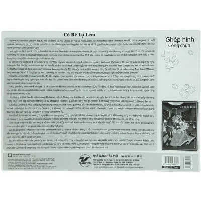 Sách - Ghép Hình Cô Bé Lọ Lem - Tân Việt Books