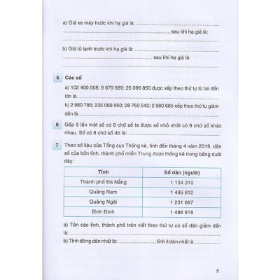 Sách - Thực hành và phát triển năng lực Toán 5 tập 1 (Biên soạn theo chương trình GDPT 2018)