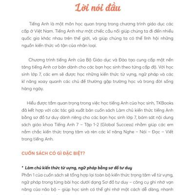 Làm Chủ Kiến Thức Tiếng Anh Bằng Sơ Đồ Tư Duy Lớp 7