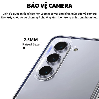 Ốp lưng trong suốt siêu mỏng chống ố vàng cho Samsung Galaxy  Z Fold 7 / Z Fold 6 5G Likgus Penone bảo vệ 360 độ màn phụ và mặt lưng ( tặng bút từ tính ) - Hàng chính hãng