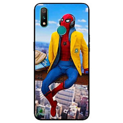 Ốp Lưng in cho Realme 3 Pro Mẫu Nhện Áo Vàng - Hàng Chính Hãng