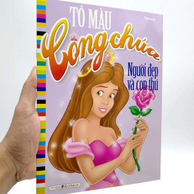Tô Màu Công Chúa - Người Đẹp Và Con Thú (Tái Bản 2021)