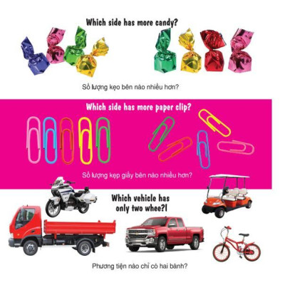 Sách - 100 Từ Đầu Tiên:  Phương Tiện Giao Thông + Bảng Chữ Cái Màu Sắc Hình Dạng + Số Đếm + Động Vật - Combo 4 Cuốn - Song Ngữ Anh Việt - Việt Thư