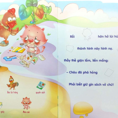 Kể Chuyện Dán Hình 3 - Mèo Con Và Quyển Sách