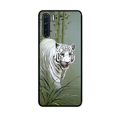 Ốp Lưng in cho Oppo A91 Mẫu Nền Hổ Mẫu 4 - Hàng Chính Hãng
