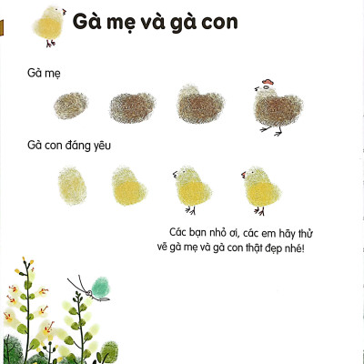 100++ ý tưởng sáng tạo vẽ tranh bằng vân tay - Động vật
