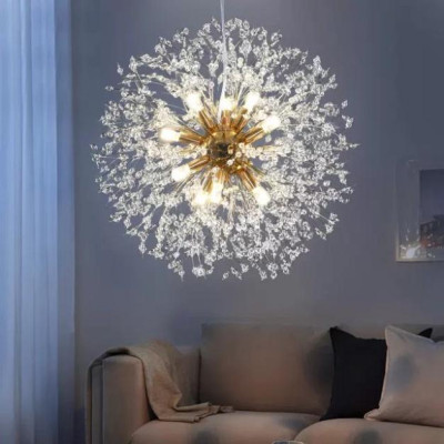 Ảnh thật - Đèn chùm bông tuyết, đèn thả trần tối tân TL045 - ưu đãi bóng led DT