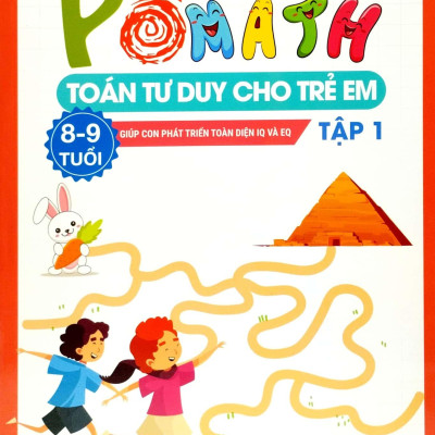 Bộ Pomath - Toán Tư Duy Cho Trẻ Em 8 - 9 Tuổi (Tập 1 + 2) (Bộ 2 Tập)
