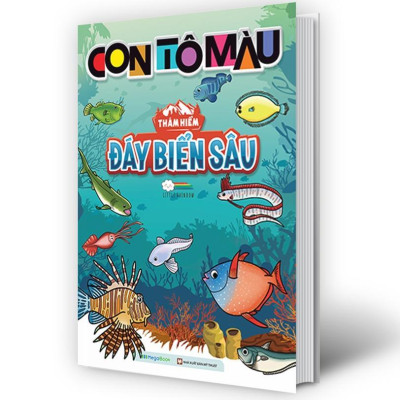 Sách - Con Tô Màu - Thám Hiểm Đáy Biển Sâu (24 Stickers) - Megabook