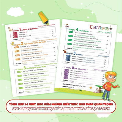 Sách - Aha Grammar Học Nhanh Toàn Diện Ngữ Pháp Tiếng Anh Lớp 5 Theo Chủ Đề - Megabook