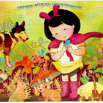 Ghép Hình - Kể Chuyện: Cô Bé Quàng Khăn Đỏ