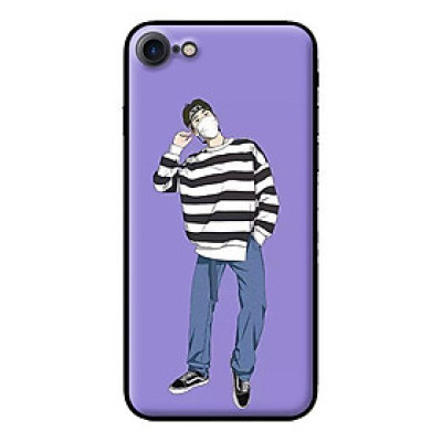 Ốp in cho iPhone 8 Boy Trắng Đen - Hàng chính hãng