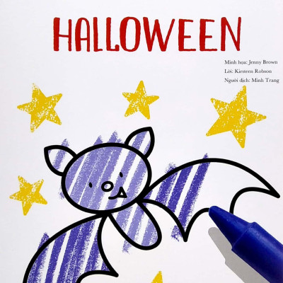 Cuốn Sách Tô Màu Đầu Tiên Của Tớ - Halloween