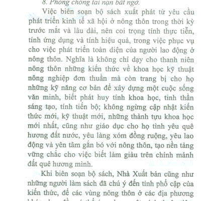 Xây Dựng Nông Thôn Mới - Phòng Chống Tai Nạn Bất Ngờ