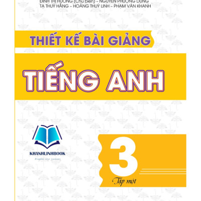 Sách - Combo Thiết kế bài giảng tiếng anh Lớp 3 - Tập 1 + 2 (KV)