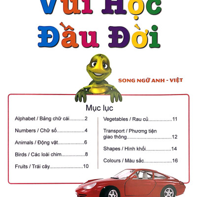 Vui học đầu đời- Song ngữ Anh - Việt: Dành cho trẻ 3 Tuổi