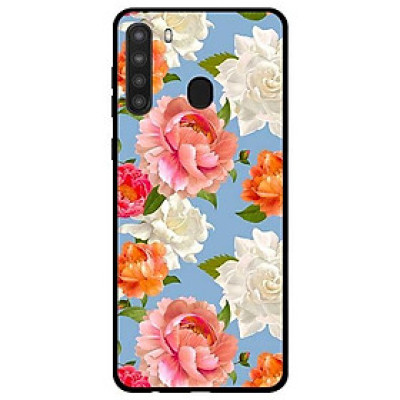 Ốp lưng dành cho Samsung Galaxy A21 mẫu Hoa Đa Sắc