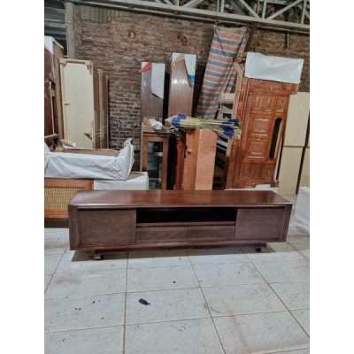 kệ Hàn Quốc gỗ sồi chân cong màu óc chó và hương vàng