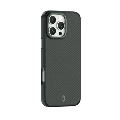 Ốp Lưng cho iPhone 16 Pro Max hiệu WI WU Kevlar Siêu Nhẹ Chống Sốc Theo Tiêu Chuẩn Quân Đội, Chống Bám Vân Viền Camera Kim Loại - Hàng chính hãng