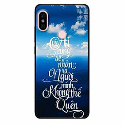 Ốp lưng in cho Xiaomi Redmi Note 5 Pro Mẫu Không Thể Quên