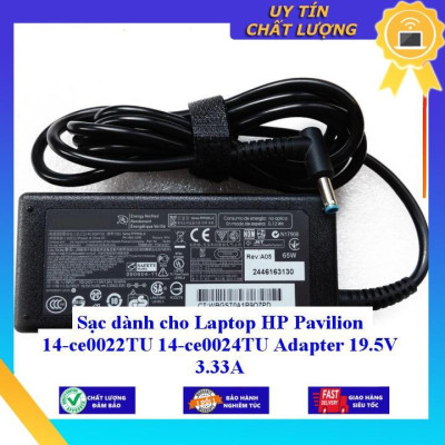 Sạc dùng cho Laptop HP Pavilion 14-ce0022TU 14-ce0024TU Adapter 19.5V 3.33A - Hàng Nhập Khẩu New Seal