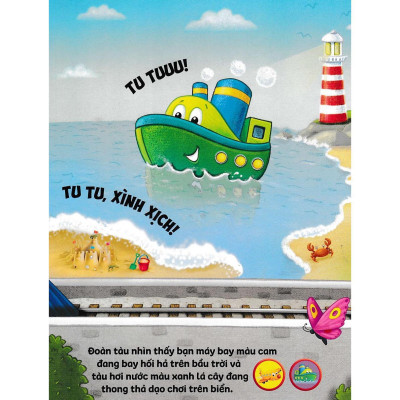 Sách Âm Thanh - 8 Âm Thanh Sinh Động - Những Phương Tiện Ồn Ào - Tân Việt Books