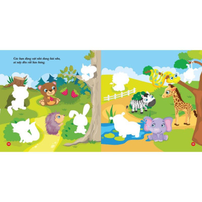 Sách - Bóc dán hình Động vật đáng yêu - Animal Stickers Tập 4 (VT) mk