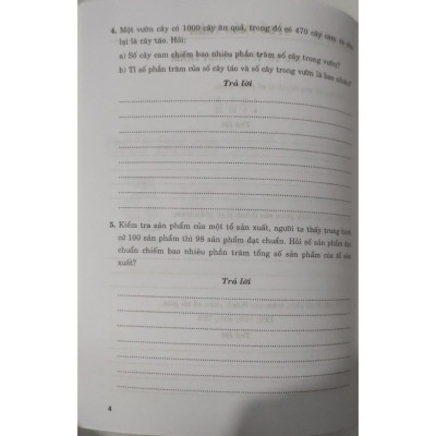 Sách  Vở Bài Tập Nâng Cao Toán 5 Tập 2 (Bám Sát SGK Chân Trời Sáng Tạo) (HA-MK1)