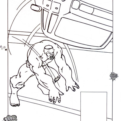 Dán Hình Và Tô Màu - Superhero - Hulk (Tái Bản 2023)
