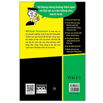 Sách - Tiết Kiệm Năng Lượng For Dummies - Thái Hà Books