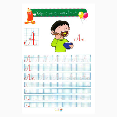 Chuẩn Bị Cho Bé Vào Lớp 1 - Bé Tập Tô Chữ Hoa - Tác Giả Ngọc Phương ( Huy Hoàng )