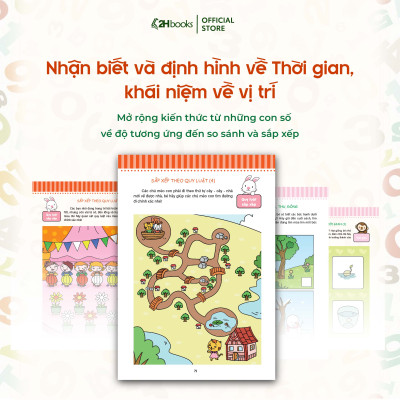 Sách Toán cho bé, Phát triển tiềm năng toán học cho trẻ - Toán  học cho trẻ mẫu giáo - Lớp mầm 1 (Tái bản 2021)- 2HBooks
