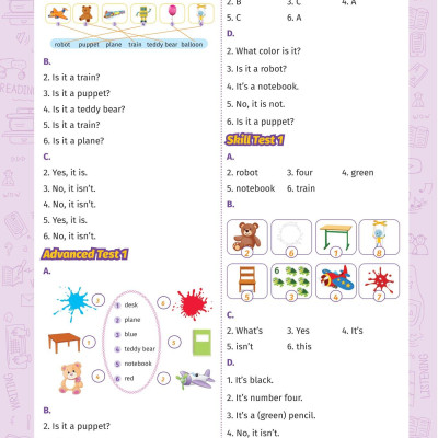 Super Test - Đề Kiểm Tra Nhanh Tiếng Anh Cho Học Sinh Lớp 1