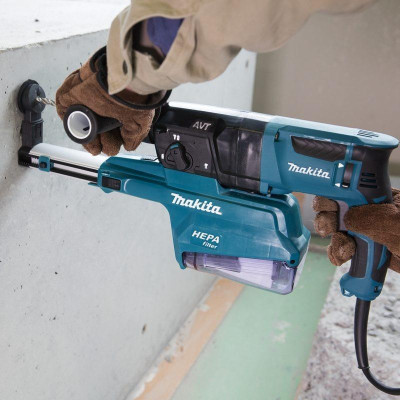 MÁY KHOAN ĐỘNG LỰC BÊ TÔNG KÈM HỆ THỐNG HÚT BỤI 800W MAKITA HR2651T - HÀNG CHÍNH HÃNG