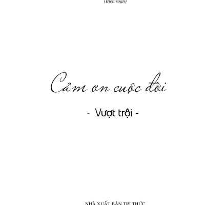 Cảm Ơn Cuộc Đời - VƯỢT TRỘI