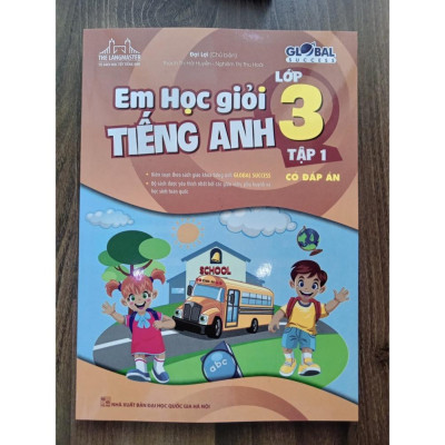Sách - Em học giỏi tiếng anh lớp 3 tập 1 - có đáp án ( GLOBAL SUCCESS )