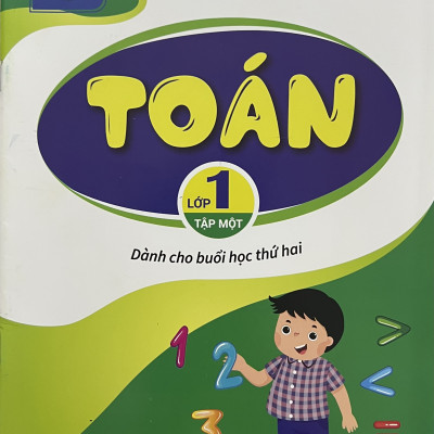 ￼Sách - ( Combo 2 tập) Toán lớp 1  (Dành cho buổi học thứ hai) - Kết nối tri thức với cuộc sống