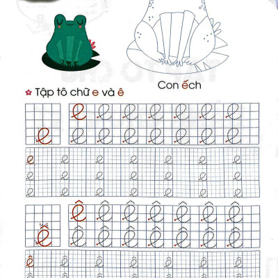 Luyện Tay Cầm Bút - Tập Tô Chữ (Dành Cho 4-5 Tuổi)
