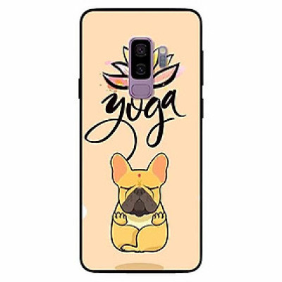Ốp lưng in cho Samsung S9 Plus Mẫu Cún Yoga