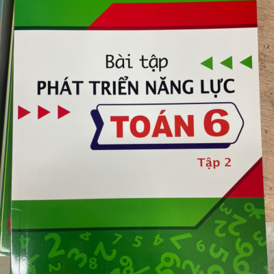 Combo Bài tập phát triển năng lực Toán 6 (Tập 1 + Tập 2)