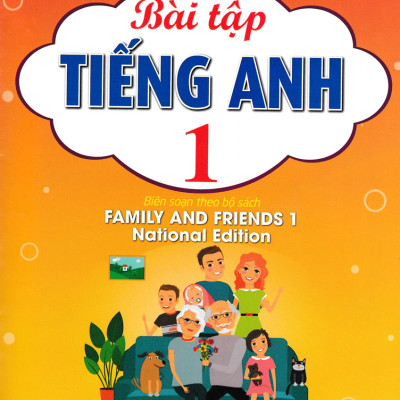 Combo Bài Tập Tiếng Anh + Tập Viết Tiếng Anh Lớp 1 (Bộ Sách Family And Friends 1 National Edition) (Bộ 2 Cuốn)  - HA