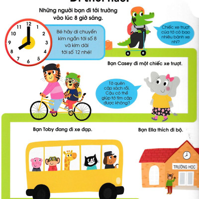 Cuốn Sách Đầu Tiên Của Bé - Chiếc Đồng Hồ (Dành Cho Bé Từ 3-5 Tuổi)