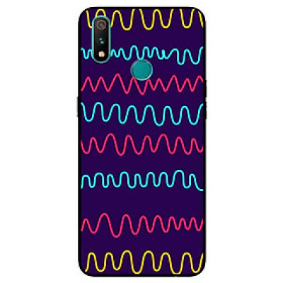 Ốp Lưng in cho Realme 3 Mẫu Đường Nét Sắc Màu - Hàng Chính Hãng