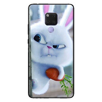 Ốp in cho Huawei Mate 20 Thỏ Trắng Nhăn Mặt - Hàng chính hãng