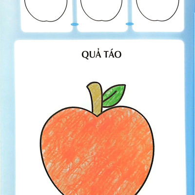 Em Tập Vẽ Và Tô Màu - Rau Củ Quả